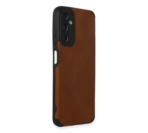 Samsung Galaxy A05S Kılıf Loop Deri Silikon - Kahverengi