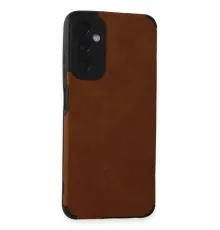 Samsung Galaxy A05S Kılıf Loop Deri Silikon - Kahverengi