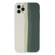 Apple iPhone 11 Pro Kılıf Ebruli Lansman Silikon - Beyaz-Gri