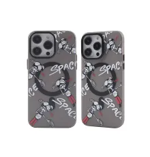 Apple iPhone 12 Pro Max Kılıf Apollo Magneticsafe Desenli Kapak - Apollo Siyah - 3