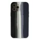 Apple iPhone 12 Pro Kılıf Ebruli Lansman Silikon - Siyah-Lacivert