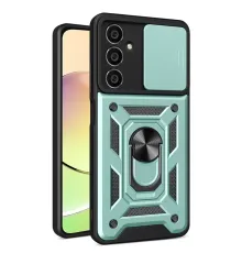Samsung Galaxy A05S Kılıf Pars Lens Yüzüklü Silikon - Yeşil
