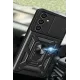 Samsung Galaxy A05S Kılıf Pars Lens Yüzüklü Silikon - Gümüş