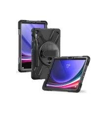 Samsung Galaxy X510 Tab S9 FE 11 Kılıf Amazing Tablet Kapak - Siyah
