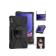 Samsung Galaxy X610 Tab S9 FE Plus 12.4 Kılıf Amazing Tablet Kapak - Siyah