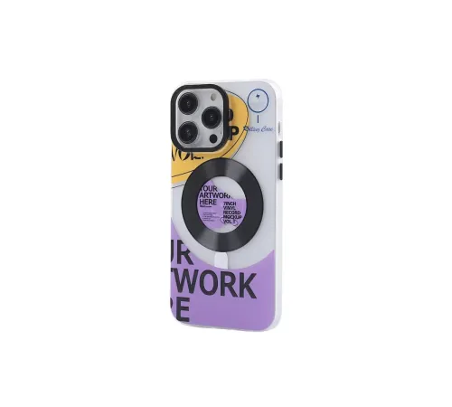 Apple iPhone 13 Pro Kılıf Apollo Magneticsafe Desenli Kapak - Apollo Şeffaf - 6