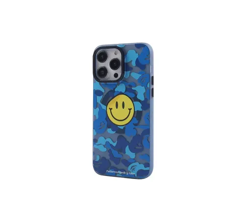 Apple iPhone 13 Pro Kılıf Apollo Magneticsafe Desenli Kapak - Apollo Mavi - 1