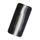 Samsung Galaxy A03S Kılıf Ebruli Lansman Silikon - Siyah-Lacivert