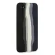 Samsung Galaxy A03S Kılıf Ebruli Lansman Silikon - Siyah-Lacivert