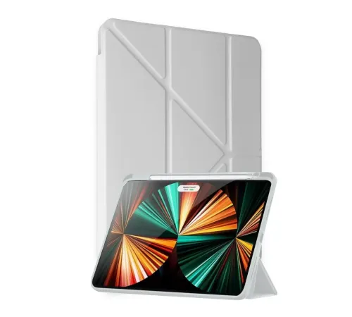Huawei MatePad Air 11.5 Kılıf Kalemlikli Mars Tablet Kılıfı - Gri