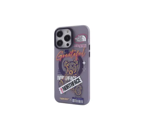 Apple iPhone 14 Pro Kılıf Apollo Magneticsafe Desenli Kapak - Apollo Mor - 2