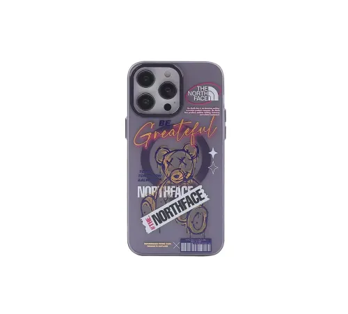 Apple iPhone 14 Pro Kılıf Apollo Magneticsafe Desenli Kapak - Apollo Mor - 2