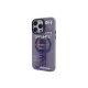 Apple iPhone 14 Pro Kılıf Apollo Magneticsafe Desenli Kapak - Apollo Mor - 3