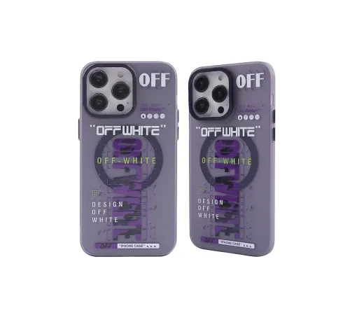 Apple iPhone 14 Pro Kılıf Apollo Magneticsafe Desenli Kapak - Apollo Mor - 3