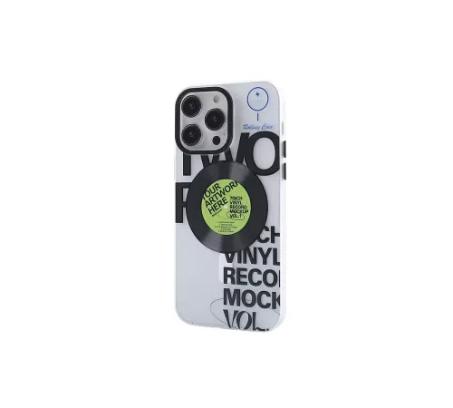 Apple iPhone 14 Pro Kılıf Apollo Magneticsafe Desenli Kapak - Apollo Şeffaf - 5