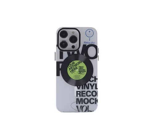 Apple iPhone 14 Pro Kılıf Apollo Magneticsafe Desenli Kapak - Apollo Şeffaf - 5