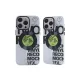 Apple iPhone 14 Pro Kılıf Apollo Magneticsafe Desenli Kapak - Apollo Şeffaf - 5