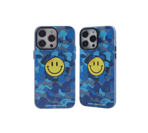 Apple iPhone 14 Pro Kılıf Apollo Magneticsafe Desenli Kapak - Apollo Mavi - 1