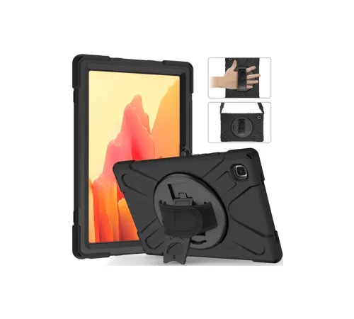 Samsung Galaxy T220 Tab A7 Lite 8.7 Kılıf Amazing Tablet Kapak - Siyah