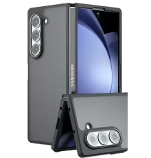Samsung Galaxy Z Fold 5 Kılıf Blur Fold Kapak - Mat Siyah