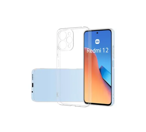 Xiaomi Redmi 12 Kılıf Lüx Şeffaf Silikon