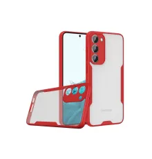 Samsung Galaxy S23 Plus Kılıf Platin Silikon - Kırmızı