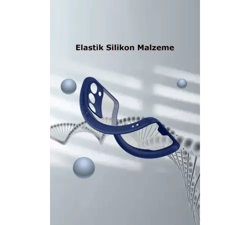 Samsung Galaxy S23 Plus Kılıf Platin Silikon - Mavi