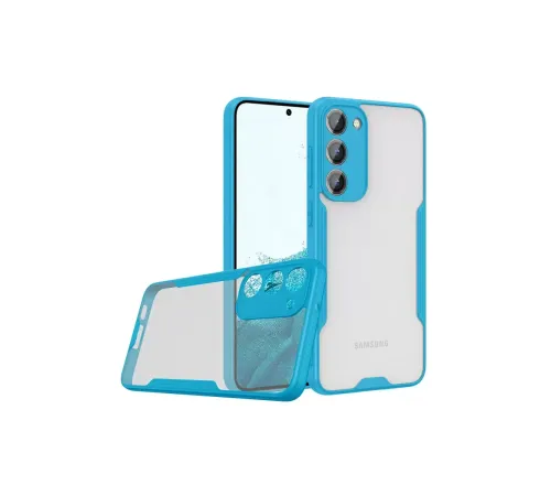 Samsung Galaxy S23 Plus Kılıf Platin Silikon - Mavi