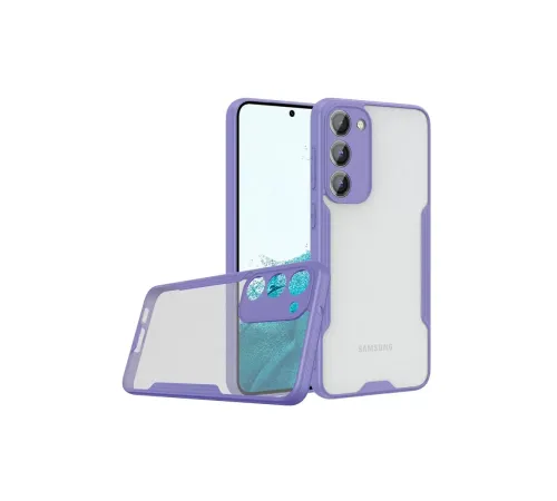 Samsung Galaxy S23 Plus Kılıf Platin Silikon - Lila