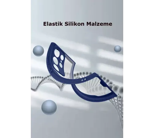 Samsung Galaxy S23 Ultra Kılıf Platin Silikon - Kırmızı