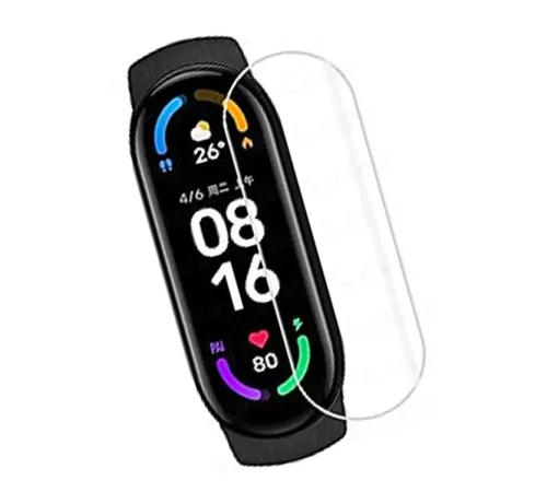Xiaomi Mi Band 6 Polymer Nano Ekran Koruyucu - Şeffaf