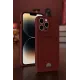 Apple iPhone 13 Pro Max Kılıf Kelvin Kartvizitli Silikon - Lila