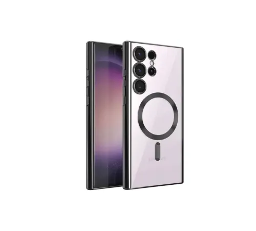 Samsung Galaxy S24 Ultra Kılıf Kross Magneticsafe Kapak - Siyah