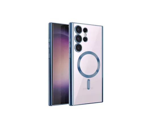 Samsung Galaxy S24 Ultra Kılıf Kross Magneticsafe Kapak - Sierra Blue