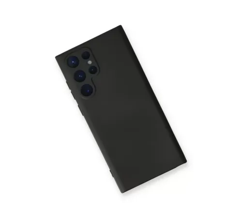 Samsung Galaxy S24 Ultra Kılıf Nano içi Kadife Silikon - Siyah
