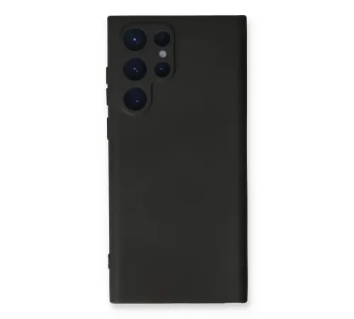 Samsung Galaxy S24 Ultra Kılıf Nano içi Kadife Silikon - Siyah