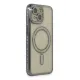 Apple iPhone 13 Kılıf Joke Simli Magneticsafe Kılıf - Gri