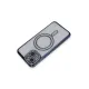Apple iPhone 13 Kılıf Joke Simli Magneticsafe Kılıf - Lacivert