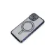 Apple iPhone 13 Kılıf Joke Simli Magneticsafe Kılıf - Lacivert