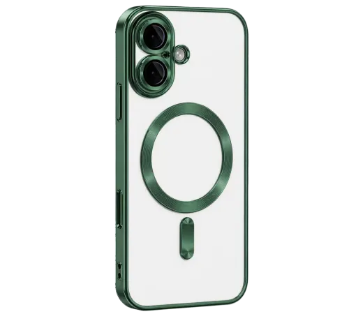 Apple iPhone 16 Kılıf Kross Magneticsafe Kapak - Koyu Yeşil
