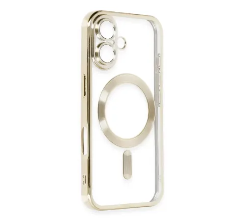 Apple iPhone 16 Kılıf Kross Magneticsafe Kapak - Gold
