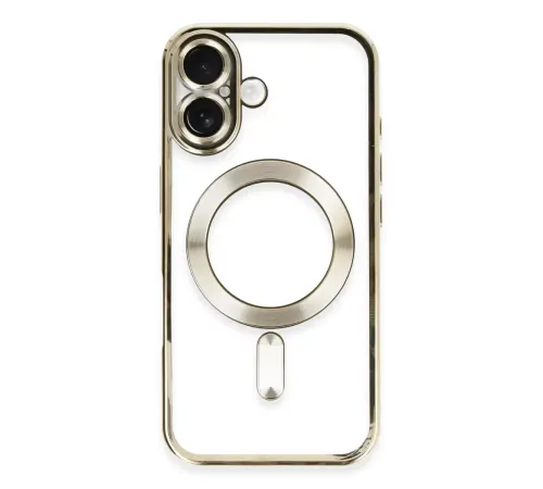 Apple iPhone 16 Kılıf Kross Magneticsafe Kapak - Gold