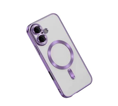 Apple iPhone 16 Kılıf Kross Magneticsafe Kapak - Mor