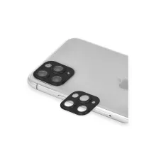 Apple iPhone 11 Pro Max Pers Alüminyum Kamera Lens - Siyah