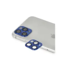 Apple iPhone 11 Pro Max Pers Alüminyum Kamera Lens - Lacivert