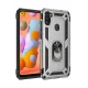 Samsung Galaxy A11 Kılıf Sofya Yüzüklü Silikon Kapak - Gümüş