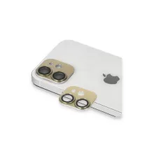 Apple iPhone 11 Pers Alüminyum Kamera Lens - Gold
