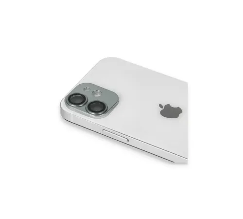 Apple iPhone 11 Pers Alüminyum Kamera Lens - Yeşil