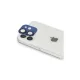 Apple iPhone 11 Pers Alüminyum Kamera Lens - Lacivert