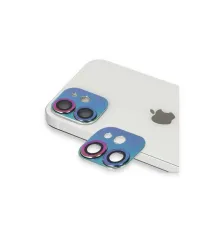 Apple iPhone 11 Pers Alüminyum Kamera Lens - Rainbow
